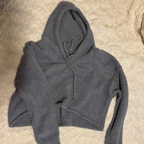 Fuzzy hoodie and sweats set - Picture 2 of 3